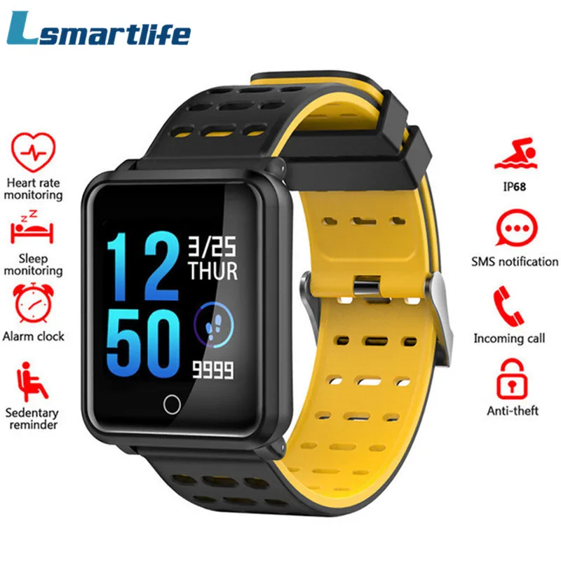 

N88 Color Screen Smart Watch Smart Wristband Support Blood Pressure Heart Rate Sleep Monitoring Step Counting Anti-lost Function