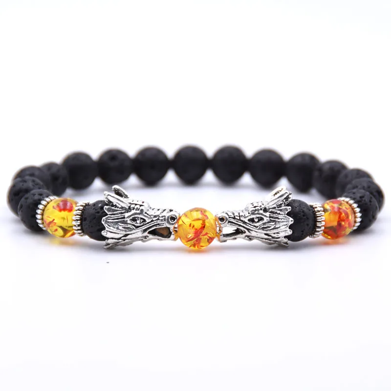 

NCRORCN New Style natural lava Beads Bracelets For Women Men Classic 12 styles Natural Stone Elastic Friendship Bracelet