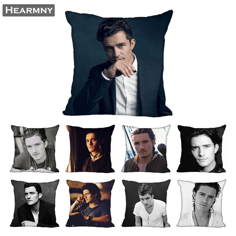 Чехол для подушки Orlando Bloom дома декоративный чехол на Невидимый молнии s 40X40 45X45cm |