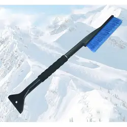 2019 2 в 1 инструмент Снежная щетка со встроенным скребком и пеной ручкой
