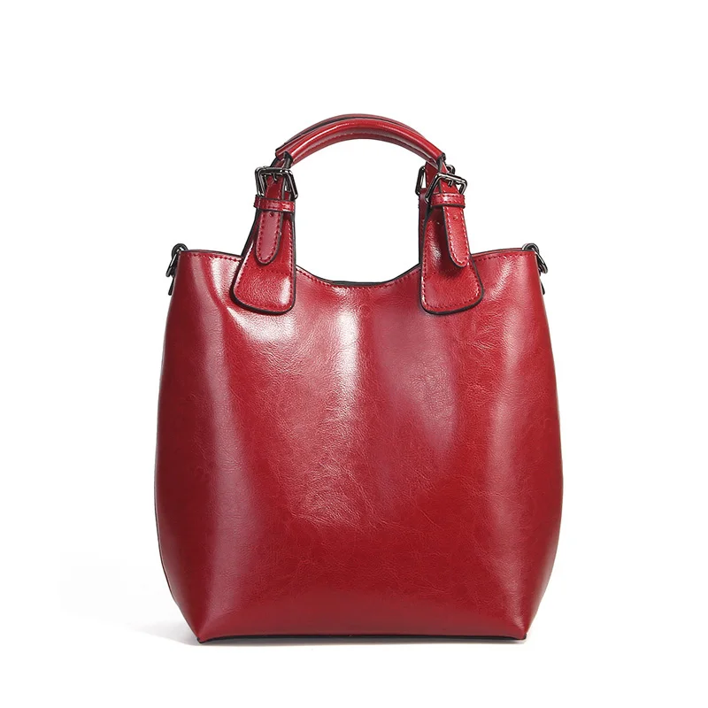 ZROM бренд пояса из натуральной кожи сумки для отдыха для женщин Tote Женская мода Дизайнер Высокое качество женские офисные большой - Цвет: Red wine