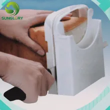Пластик помадка выпечки Кухня DIY слайсер для хлеба руководство хлебный тост резак для хлеба выравниватель для торта Режущий Фиксатор инструменты 4 Толщина хлеба