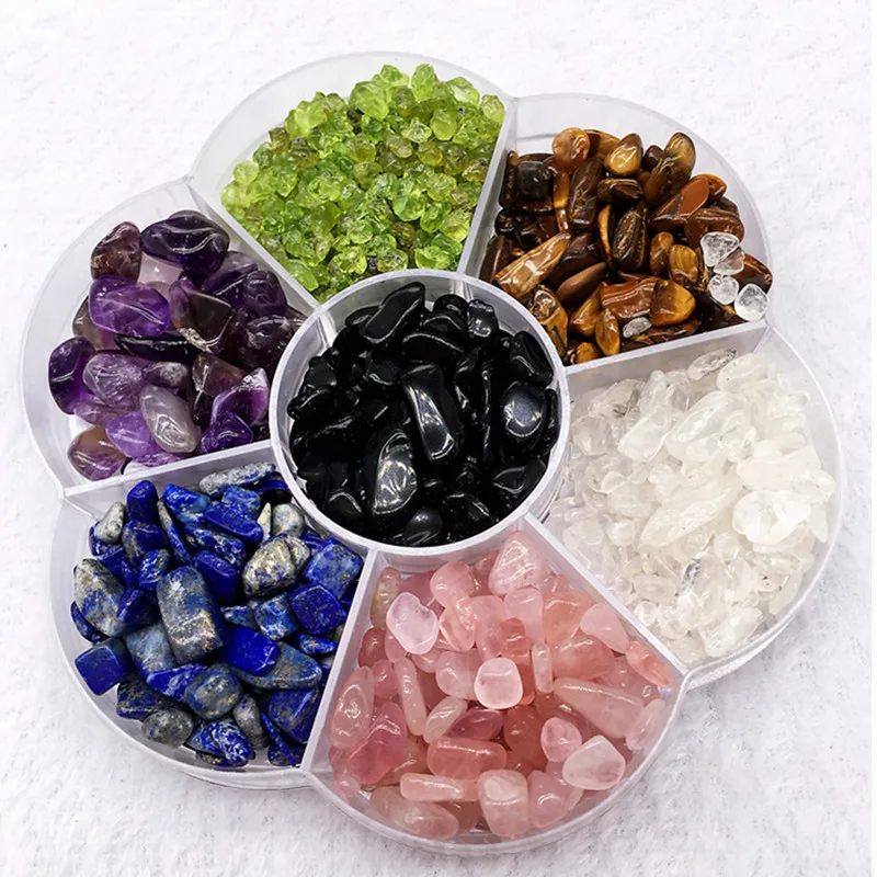 10cm natural quartz crystal beautiful little rock aquarium ornament