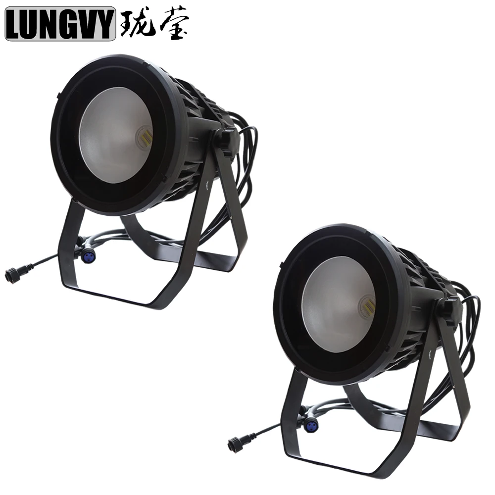 Free Shipping 2pcs/lot LED Par 200W RGBW 4 in 1 Outdoor COB DMX Stage