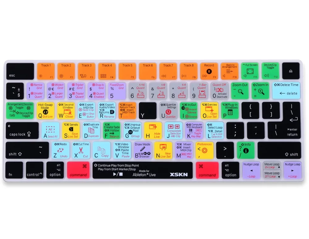 Силиконовый чехол XSKN для Apple Magic Keyboard(MLA22LL/A, выпущенный), раскладка для США и ЕС