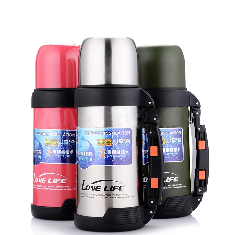 2016 NEW Brand My Good qualiy Thermos water bottle big size 750ml 1000ml 1500ml 1800ml Thermos