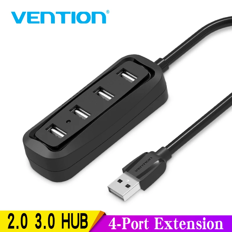 Vention высокоскоростной 4 порта USB 2,0 концентратор USB порт USB 3,0 концентратор портативный OTG концентратор USB разветвитель для Apple Macbook Air ноутбук ПК планшет