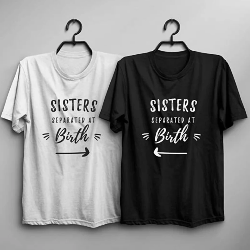 Enjoythespirit Cadeau D Anniversaire Meilleur Ami Chemise Femmes T Shirt Graphique Soeur Separee A La Naissance Correspondant T Shirts 3 Couleurs Pour Le Choix Aliexpress Enjoythespirit Cadeau D Anniversaire Meilleur Ami Chemise Femmes T Shirt Graphique Soeur Separee A La Naissance Correspondant T Shirts 3 Couleurs Pour Le Choix Aliexpress