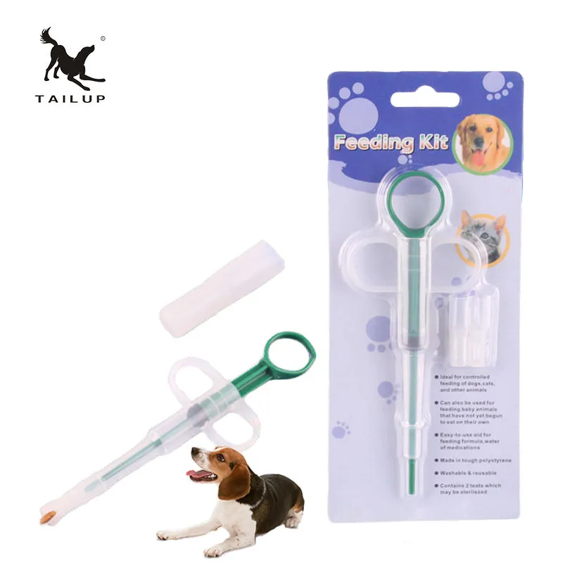 

TAILUP Professional Pet Feeders Comfortable Pet Dogs Feeding Rods Feeding Dewor Sick Animal Medicine Feeding Kit