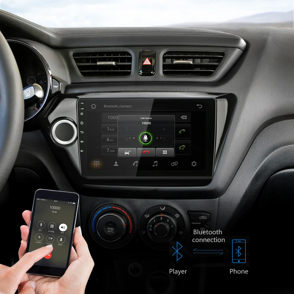 Cheap Jansite 9" Car Radio Multimedia Player for KIA RIO3 2011-2016 IPS Touch Screen 4G Android Rear View Camera WIFI Navigation 15