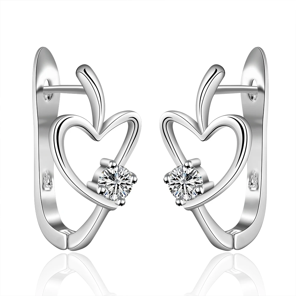 

925 silver & 18k CIRCLE earrings new free shipping