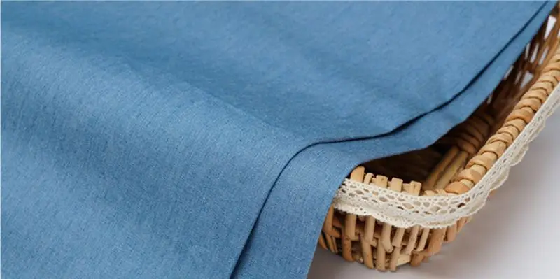High quality Denim fabric light and breathable thin cotton denim fabric for jeans T-shirt dress and bags 45X145cm/pc TJ4512-1