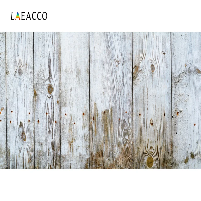 Laeacco Gray White Planks Wooden Boards Peeled Pet Doll Portrait Photographic Backdrops Photo Backgrounds Photocall Photo Studio