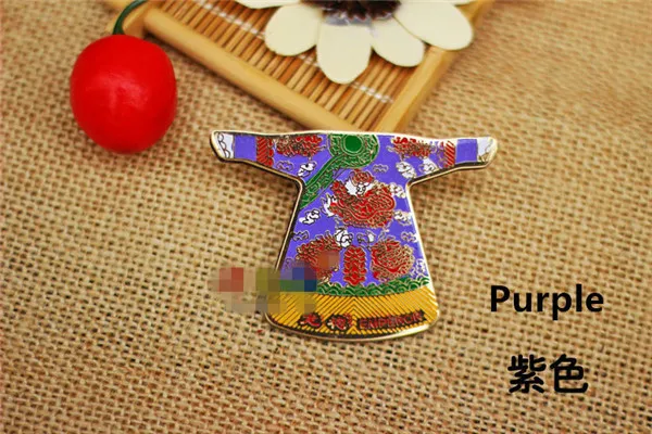Chinese Cloisonne Empress Dress Fridge Magnets - 11
