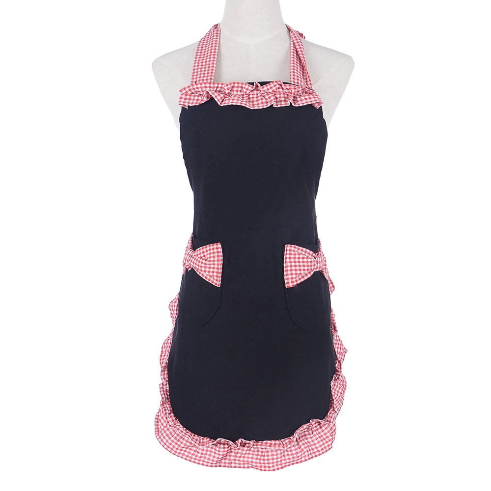 

Retro antifouling Cute Cotton Kitchen Aprons for Women Girls Cooking work Apron Pinafore Tablier Dress Vintage