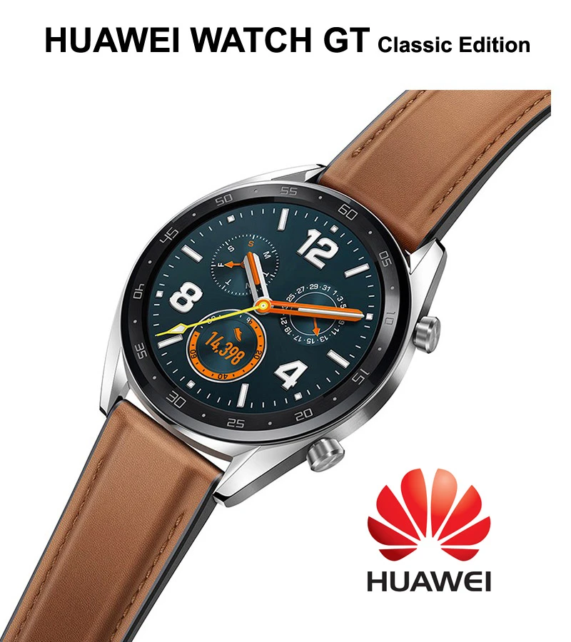 Waterproof Huawei Smart Watch Gt Classic Edition Orange Color 19 New Amoled Hd Display Bluetooth Gps Support Android And Ios Smart Watches Aliexpress