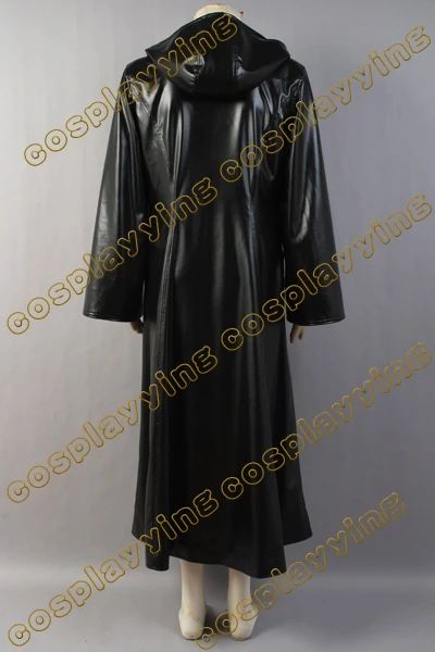 Kingdom Hearts Organization XIII карнавальный костюм черное пальто для взрослых женщин и мужчин на Хэллоуин Карнавальный игровой костюм