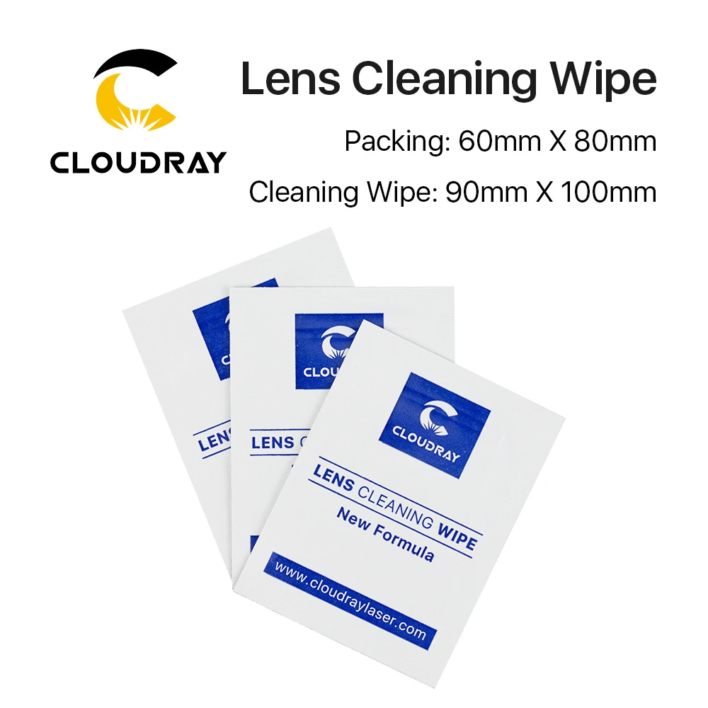 Lens Cleaning Wipes For 10.6um Co2 And 1064nm Fiber Laser Lenses Mirror 10 Pcs Pack Lenses
