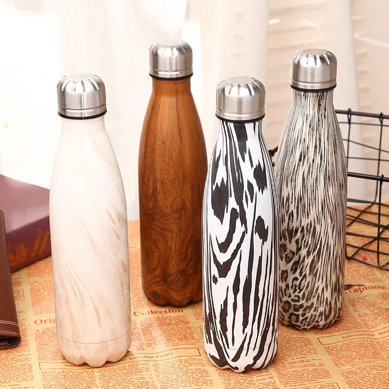 

304 Stainless Steel Water Bottle Cycling Camping Bicycle Sports Thermal Insulation Outdoor Water Bottle for Water Cola Style