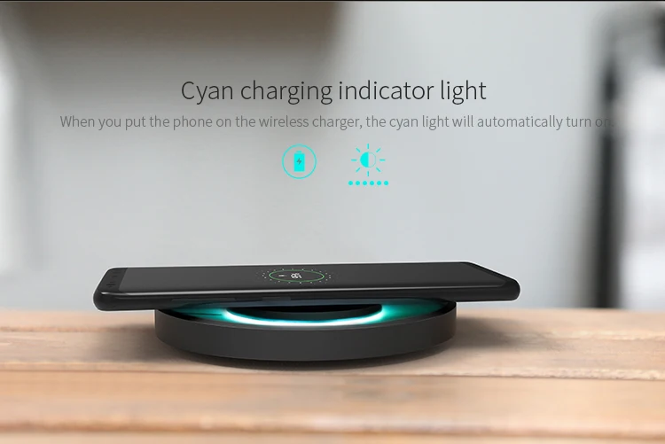 Nillkin Magic Disk 4 Портативный Qi Беспроводной Зарядное устройство для samsung note 9 8 s8 s9 s10 плюс Беспроводной Зарядное устройство для iphone х XR XS Max