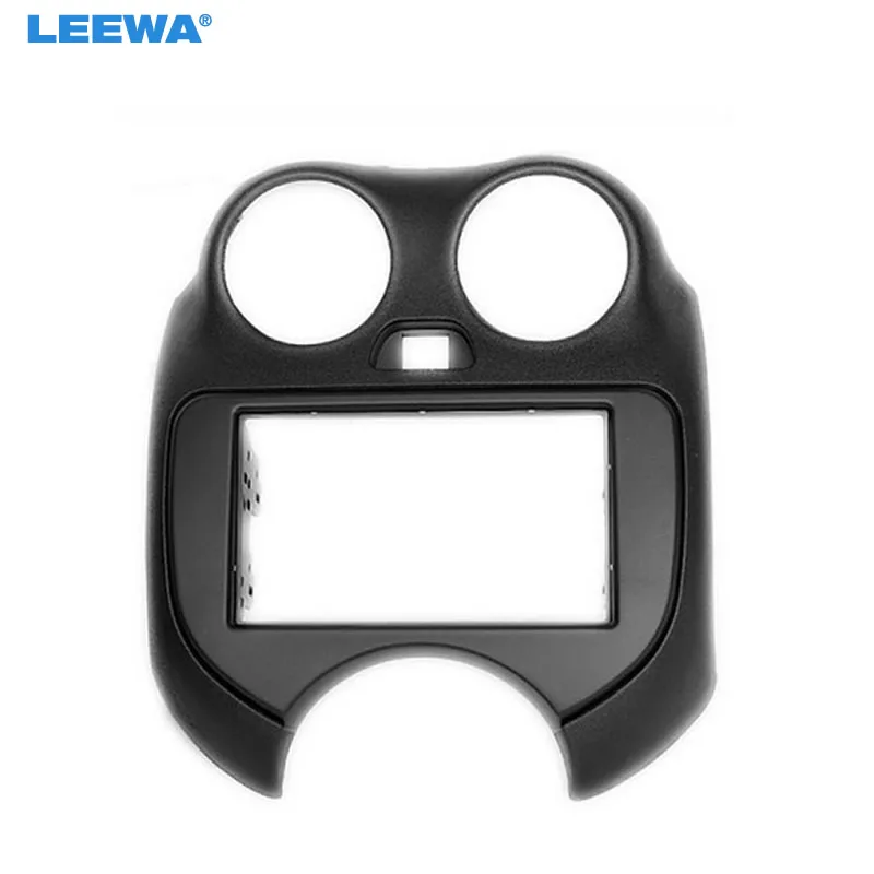 

LEEWA 2Din Fascia for NISSAN Micra March RENAULT Pulse Radio DVD Stereo Panel Dash Install Trim Fascia Kit Face Surround Frame