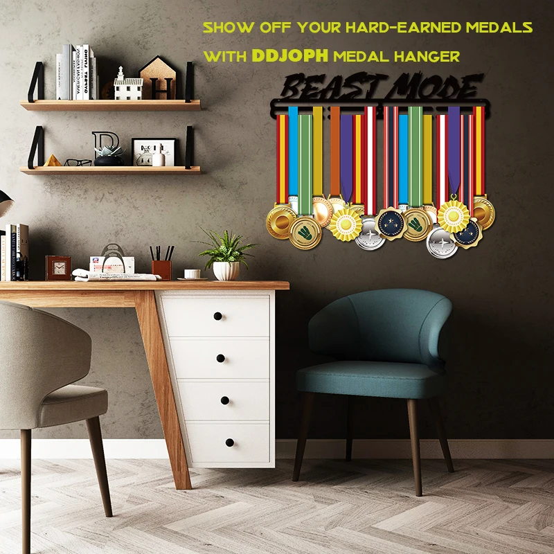 

Sport medal hanger holder Medal display rack Hanger for medals 46cm L hold 36+medals