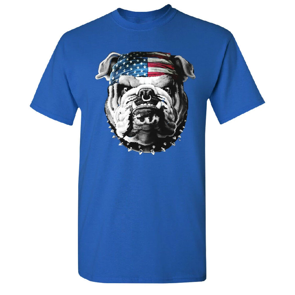 Мужская футболка с американским флагом Bulldog Banana 4 июля|Футболки| |