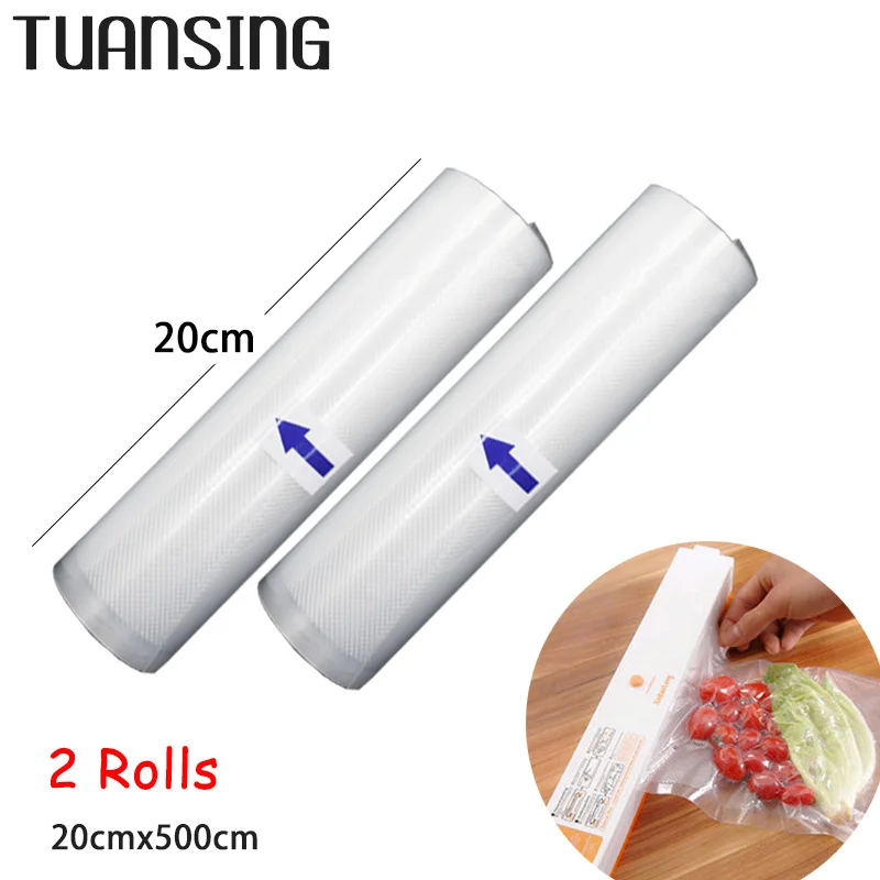 500*20cmVacuum Food Sealer Roll Bags Saver Seal Storage Heat MA 