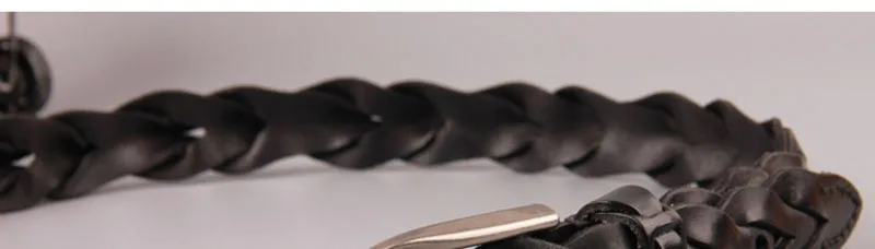 FAJARINA Ladies Fashion Design Pure Cow Skin Leather Belt Retro Styles Weave All-match Manual Cowhide Belts for Women N17FJ225 ladies belt