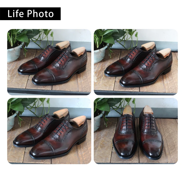 Vikeduo/ г.; дизайнерские винтажные туфли ручной работы в стиле ретро на плоской подошве для свадебной вечеринки, танцев, офиса; мужские туфли из натуральной кожи; Мужские модельные туфли-оксфорды