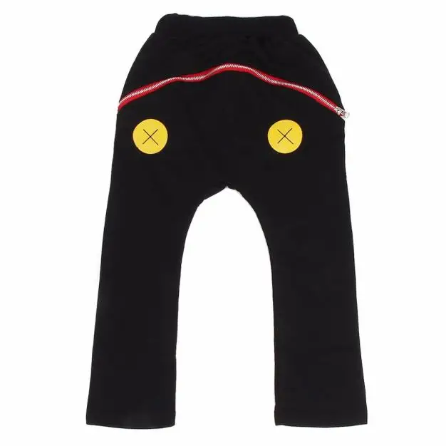 LONSANT детские штаны-шаровары на молнии для мальчиков и девочек хлопковые брюки с рисунком акулы на весну-осень