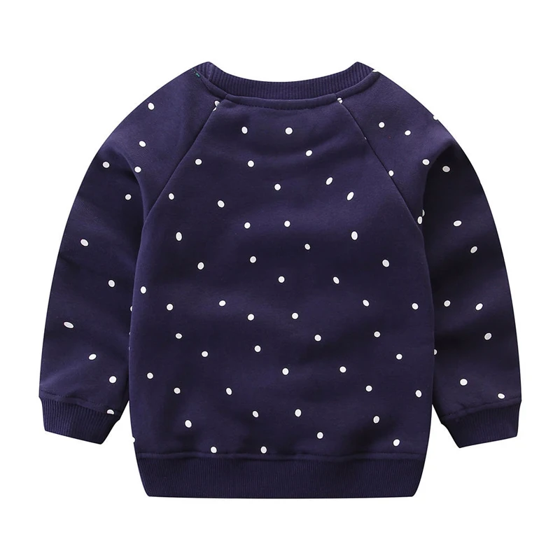 Camisolas para um Camisas de Manga Saileroad Algodão Ovelhas Bordado Crianças Hoodies Pouco Meninas Roupas Primavera Novas Longa 19 Saileroad algodão ovelhas bordado crianças hoodies camisolas