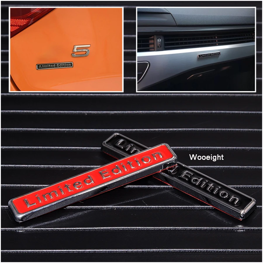 Wooeight 3D Metal Chrome Limited Edition Auto Car Sticker Badge Decal Emblem for Audi Suzuki Honda Kawasaki HARLEY Motorcycle (5)