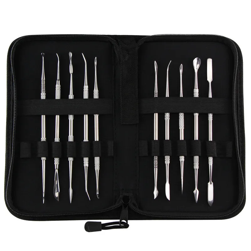 

1Set High Quality Stainless Steel Sculpture Tools Sludge Knife Pottery Ceramic Carving Polymer Clay Tools Car Mold Making