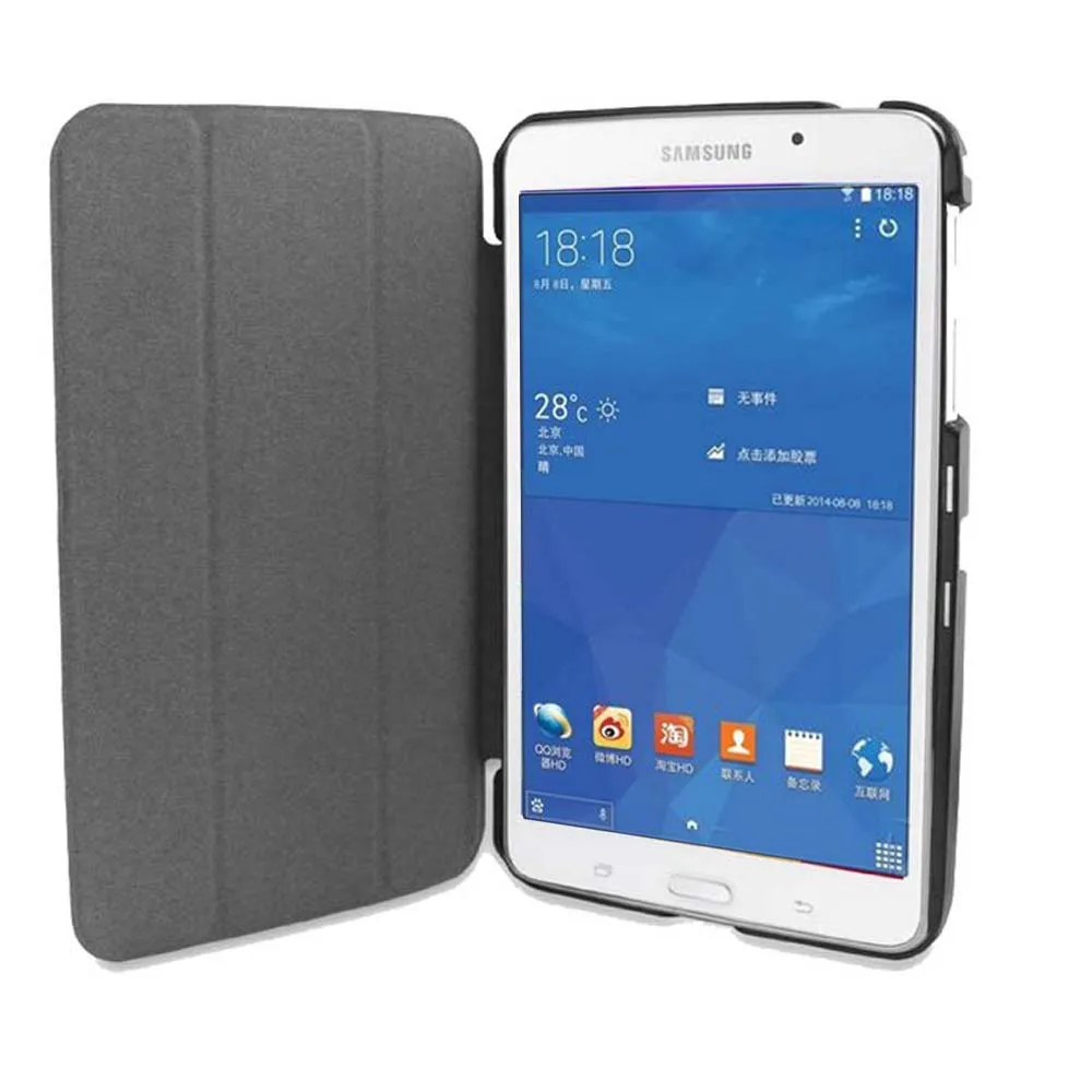 Смарт-чехол Tab 4 7 0 T230 T231 T235 T239 ультратонкий умный чехол-книжка для Samsung Galaxy VE чехол