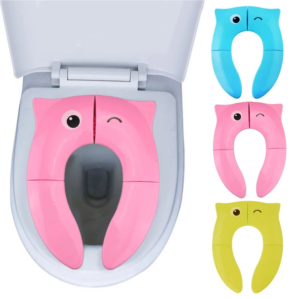 Behogar Folding Portable Non Slip Baby Toilet Potty Training Seat