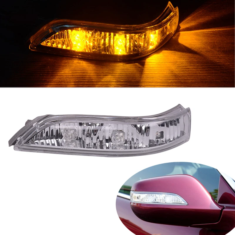 CAPQX Rear View Mirror LED Turn Signal Flashes Indicator 34350 SJA G02