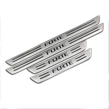 

Car accessories High quality stainless steel Scuff Plate/Door Sill Door Sill for 2009-2014 KIA Cerato/Forte Car styling