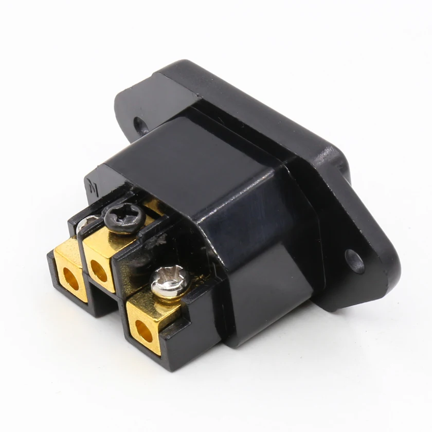 

Hi-End Pure copper 24K Gold Plated IEC AC Inlet socket