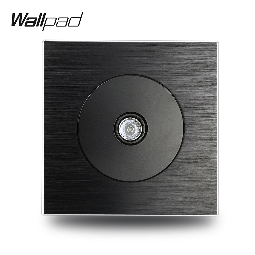 Wallpad L6 черная матовая алюминиевая розетка для телевизора | Обустройство дома