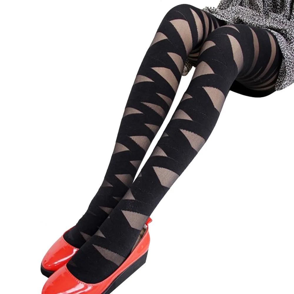 Womens soft Bandage Opaque Over Knee Thigh High Elastic comfortable
