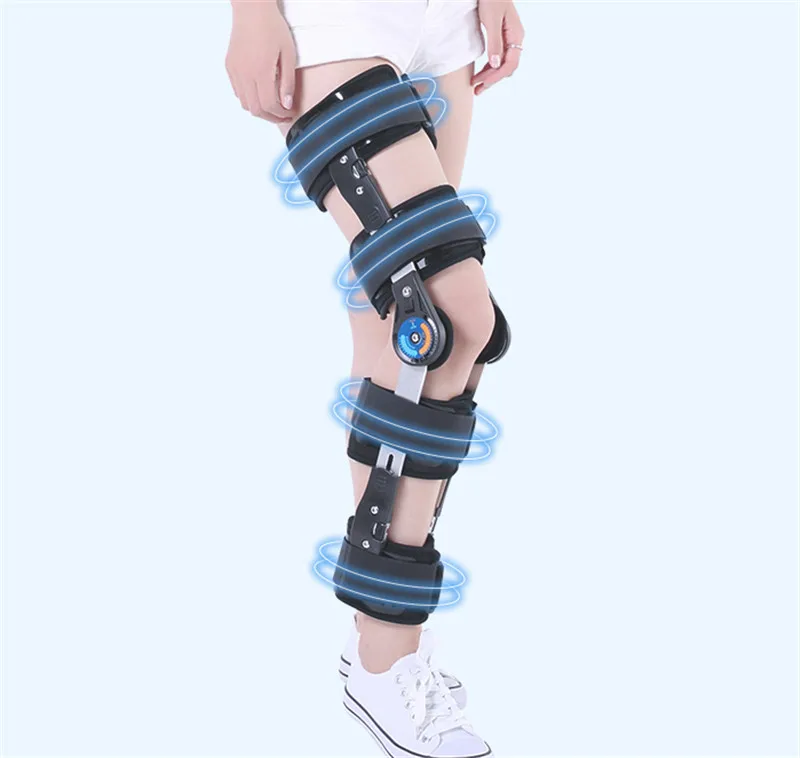 Шарнирное ПЗУ коленный поддерживающий бандаж колено Ортез шина для восстановления травм колена и снятия нагрузки на колено