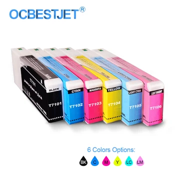 

T7101-T7106 Compatible Ink Cartridge Filled With Pigment Ink For Epson SureLab D3000 Series Printer 700ML/PC (6 Colors Options)