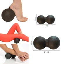 Арахисовое Массажный мяч йога снятие стресса Фитнес упражнения ролик спортивные тренировки Кроссфит оборудования мышечной фасции массажер мяч