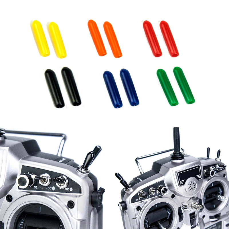 

Hot Sale 10Pcs Rubber Transmitter Anti-slipping Stick Switch Cap Sheath for Flysky Futaba JR Frsky Radiolink Spectrum