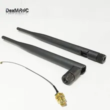 6dBi wifi антенна SMA Male 2,4 ГГц антенна SMA антенна Складная+ IPX/u. fl SMA для женщин разъемы с гайками Pigtail кабель 15 см