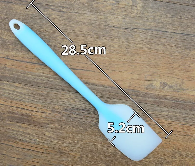 New Silicone Flexible Spatula Pastry Batter Scraper Mixer Baking Tools For Cake Inside Colorful Nylon Core Heat Resistant Tool -6