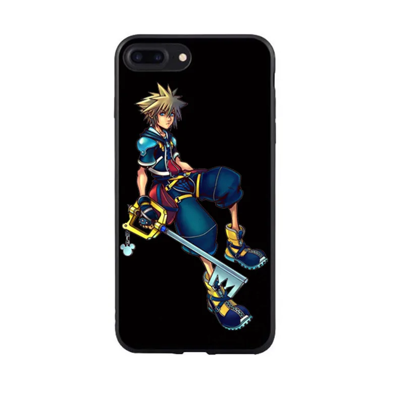 Прозрачный чехол для телефона из ТПУ с аниме Kingdom Hearts Vitrais Macio iPhone X 6 7 mais 8 5 caso Plus XR