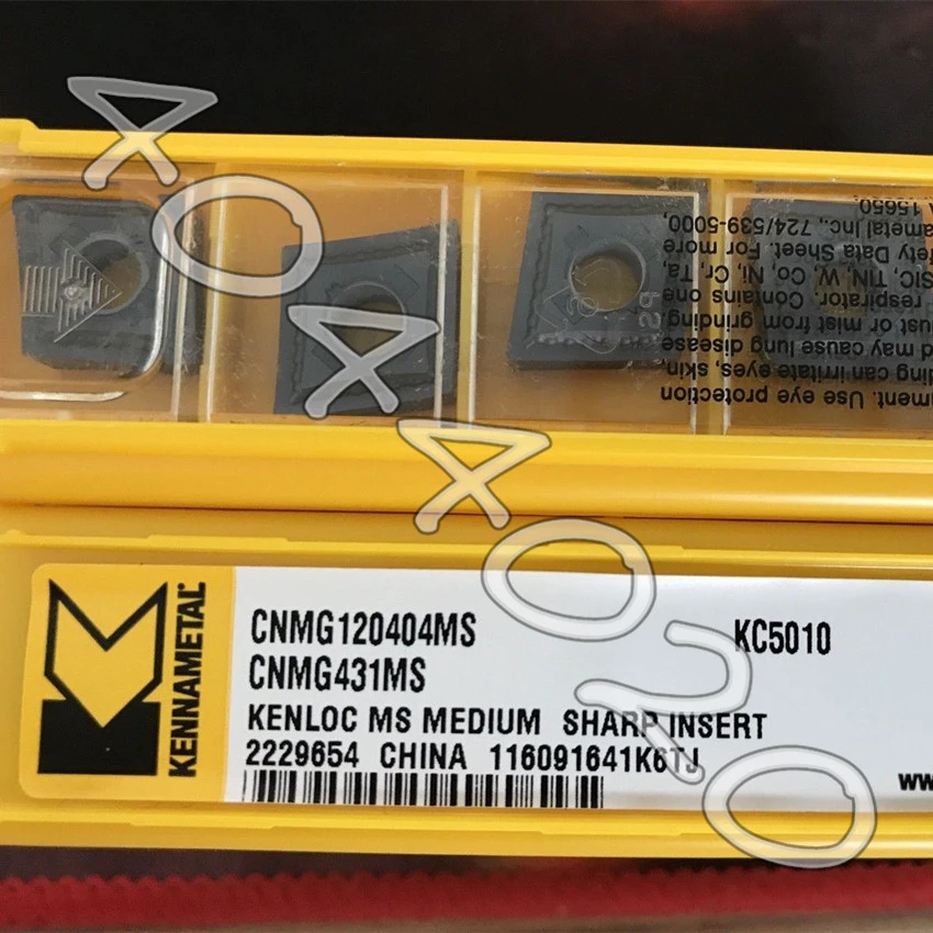 Cnmg120404ms Cnmg431ms Kc5010ケナメタル超硬チップ旋盤ツール10個 Turning Tool Aliexpress