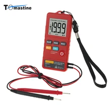 1999 Counts Mini Digital Multimeter Portable AC DC Voltmeter Resistance Ammeter Meter Tester with LED Light